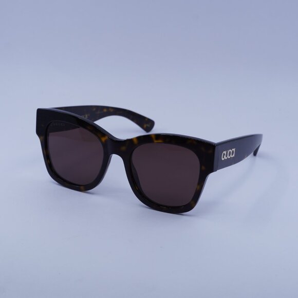 Gucci GG1789S 002 Sunglasses Dark Havana Square Frame, Brown Lenses main image 6